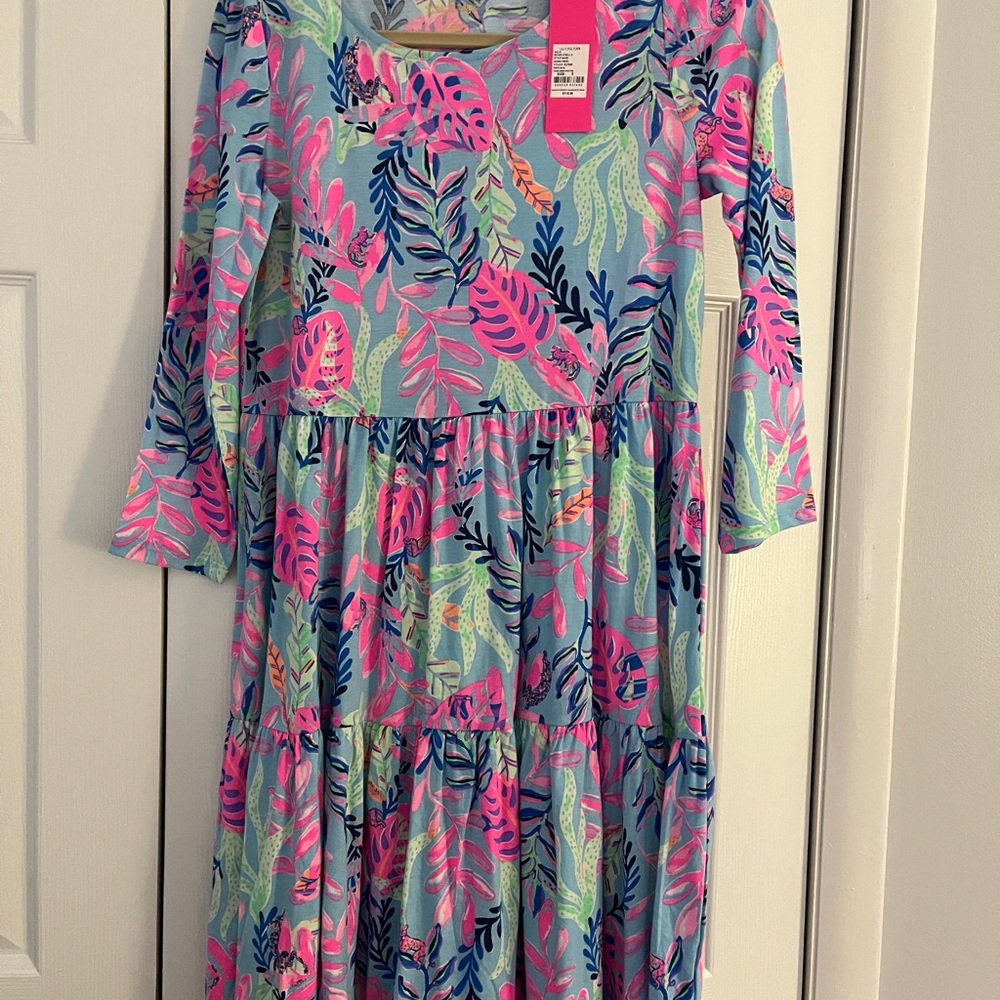 NWT Lilly Pulitzer Geannia Dress, Size S, Soft, flowing and cotton!